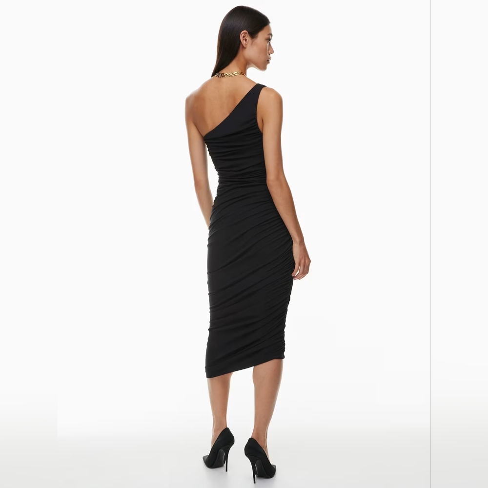 Ten By Babaton Body-Hugging One-Shoulder Vertigo Midi Dress ress - Picture 6 of 12